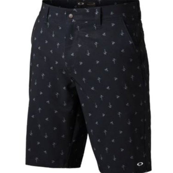 Oakley Other - New Men's Oakley Shorts Blue Frog Print Flat Front